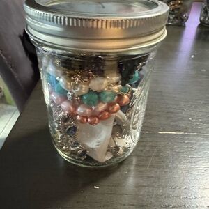 Colorful Jewelry Jar